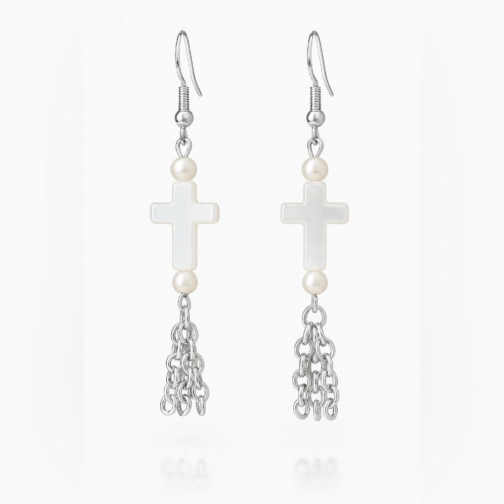Broken Chain Faith Earrings | Christian Jewelry | Whittled Grace Gifts